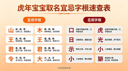 虎年宝宝起名大全，150个虎宝专属好名+宜用字+避坑指南