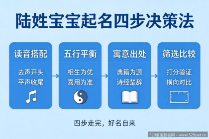 陆姓宝宝起名 - 高分名字推荐+诗经楚辞有诗意名字+谐音避坑方法
