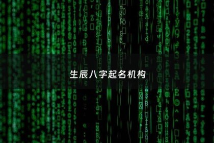 生辰八字起名机构 - 生辰八字取名具体步骤
