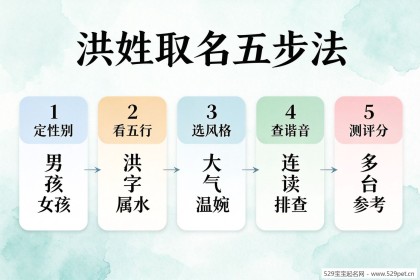 洪姓宝宝取名 - 水属性姓氏怎么搭？72个好名+避讳谐音攻略