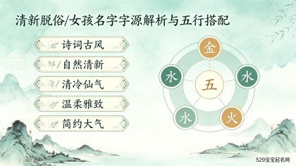 清新脱俗的女孩名字推荐：60个好名+取名方法+避坑指南