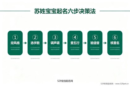 苏姓宝宝起名：阴平调音律搭配公式+六维谐音避坑清单68例