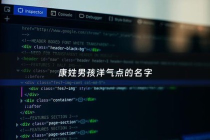 康姓男孩洋气点的名字 - 康姓男孩洋气点的名字有哪些