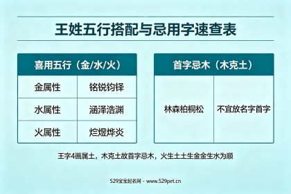 王姓男宝宝名字：72个稀少不撞名好名+五行谐音双避坑指南