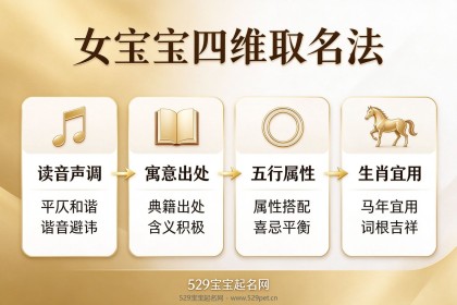 适合女宝宝的名字：马年取名方法+读音避坑指南