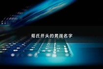荀氏开头的男孩名字 - 荀姓男孩