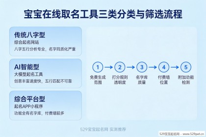 宝宝在线取名 - 工具怎么选才靠谱？68个名字推荐与打分避坑指南