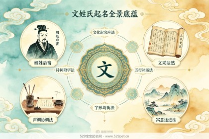 文姓氏起名全攻略：文化底蕴+60个好名+声调公式+十大避坑