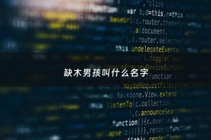 缺木男孩叫什么名字 - 缺木的男孩叫什么名字好?