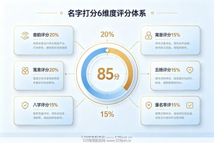 给名字打分全攻略：6维度评分法+3个真实示范+60个高分名+十大避坑
