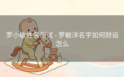 罗小敏姓名测试 - 罗敏洋名字如何财运怎么