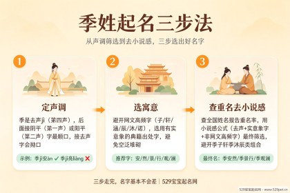 季姓氏起名 - 怎么取好听不小说感？男孩女孩名字避坑指南