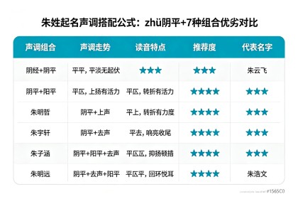 朱姓宝宝起名，73个精选好名+出处来源分类法与谐音避坑实用指南