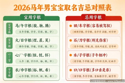 男宝宝取什么名字 - 马年怎么取好？68个精选名字+五行避坑