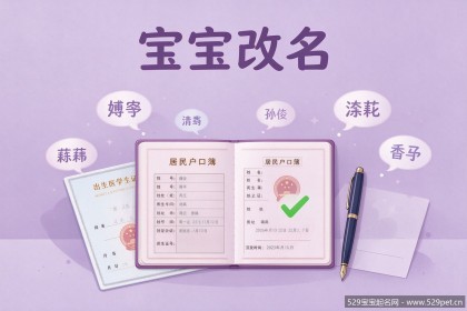 给宝宝改名：审批被拒怎么办？材料清单+申请书模板+避坑