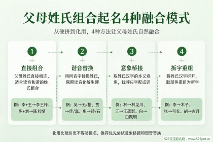 用姓氏起名 - 父母姓氏组合+大姓避撞名技巧+谐音避坑方法