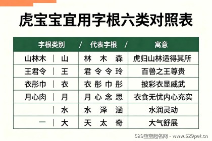 虎宝宝取名字大全 - 男女好名怎么挑？80个宜忌字根与读音避坑表