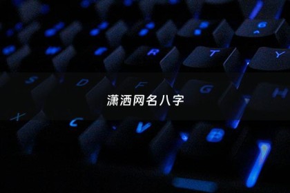 潇洒网名八字 - 潇洒网名八字女