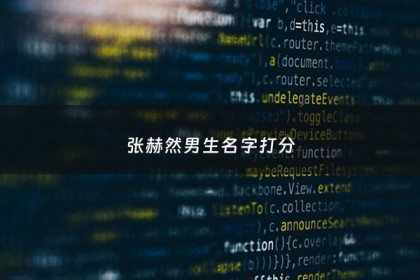 张赫然男生名字打分 - 小规模都是零申报吗