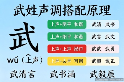 武姓宝宝起名：怕太刚怕谐音？72个好名+搭配公式避坑全解