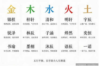 宝宝叫什么名字好，48个精选名字按五行分类附寓意与避坑指南