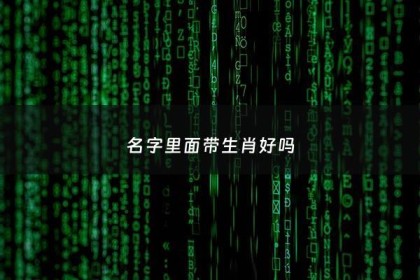 名字里面带生肖好吗 - 名字带表什么生肖