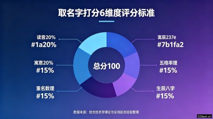 取名字打分怎么看才不被坑：6维度评分标准+3个真实示范+分数区间决策指南