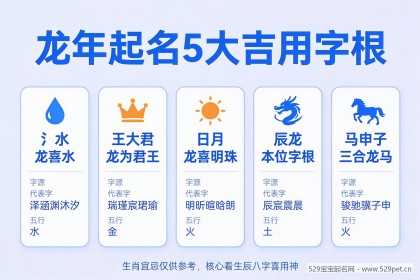 龙年宝宝起名大全 - 宜用字避讳字和名字清单怎么选不踩坑？