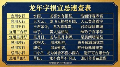 龙宝宝名字大全：辰龙宜用字+60个男女名+2036参考
