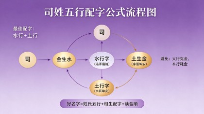 司姓氏起名 - 男孩名字大全+女孩优雅名+五行配字避坑指南