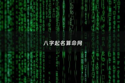 八字起名算命网 - 八字起名大师免费测名