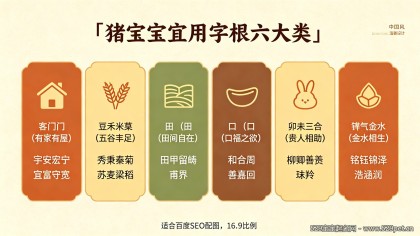 适合猪宝宝的名字大全 - 属猪取名宜用字忌用字男女宝宝名字精选