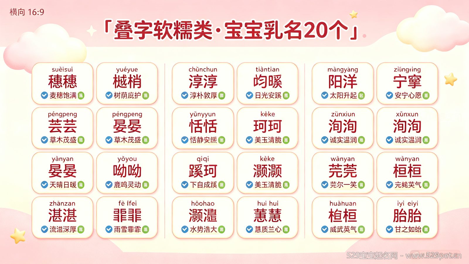 宝宝起什么乳名好听?60个软糯不重名的小名推荐(附食物名红黑榜)