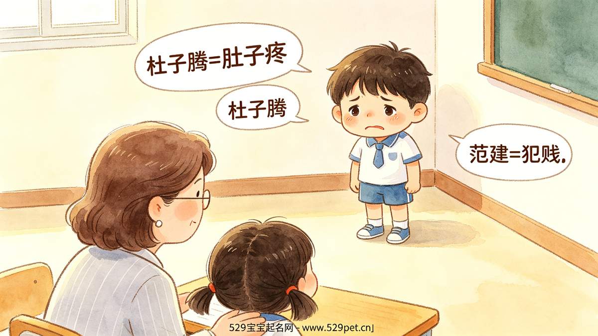 男孩取名谐音避雷漫画