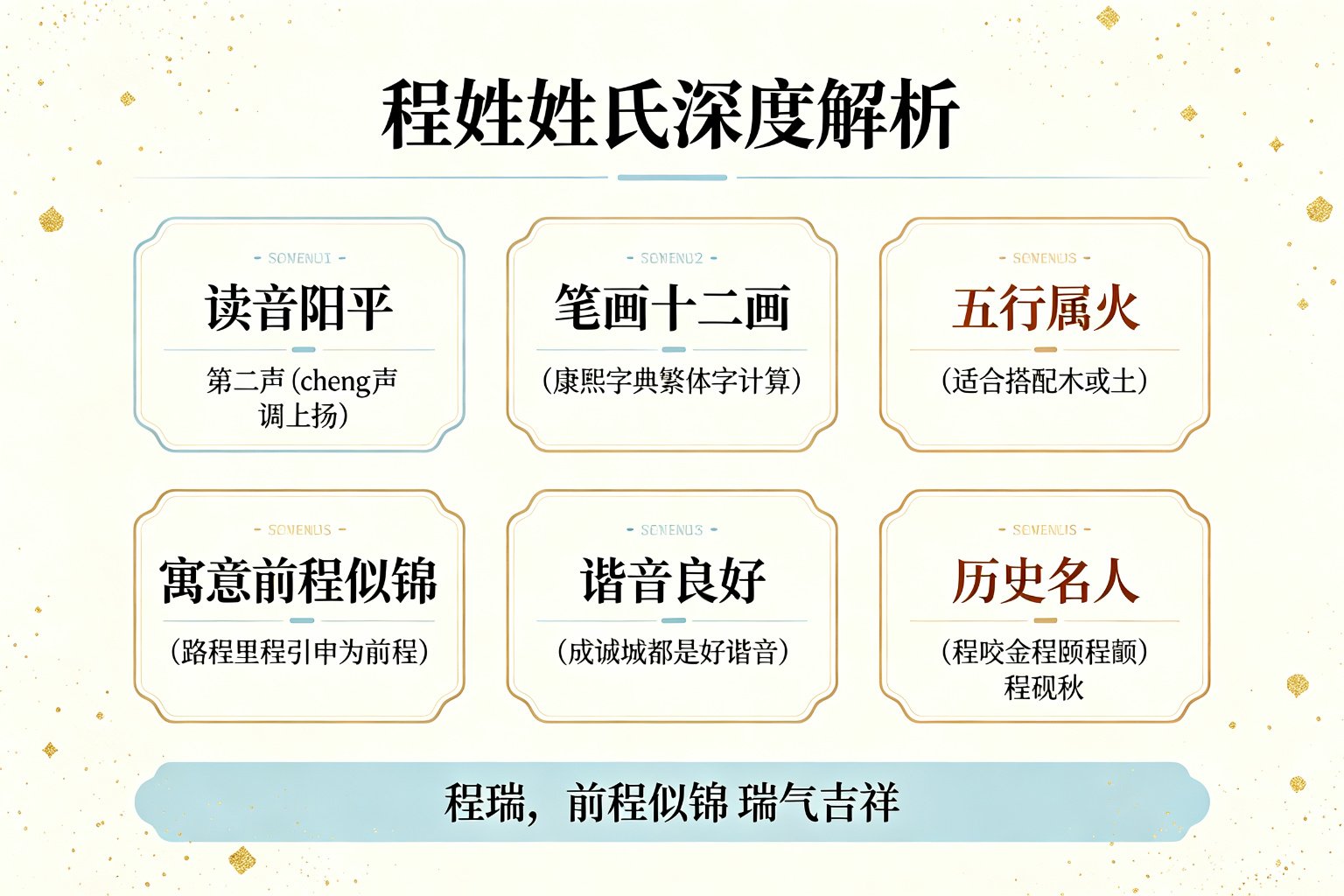程姓姓氏深度解析