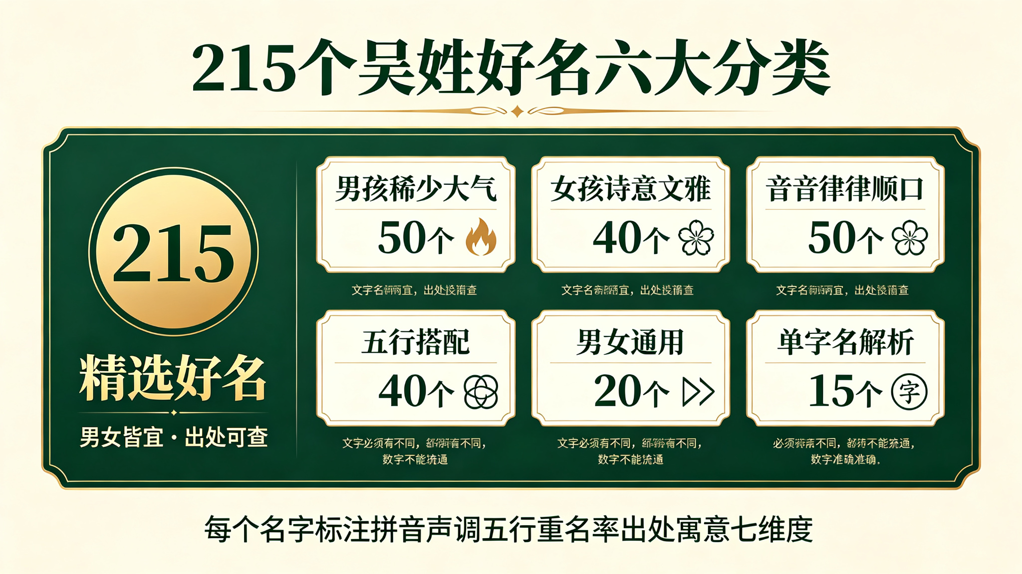 215个吴姓好名六大分类