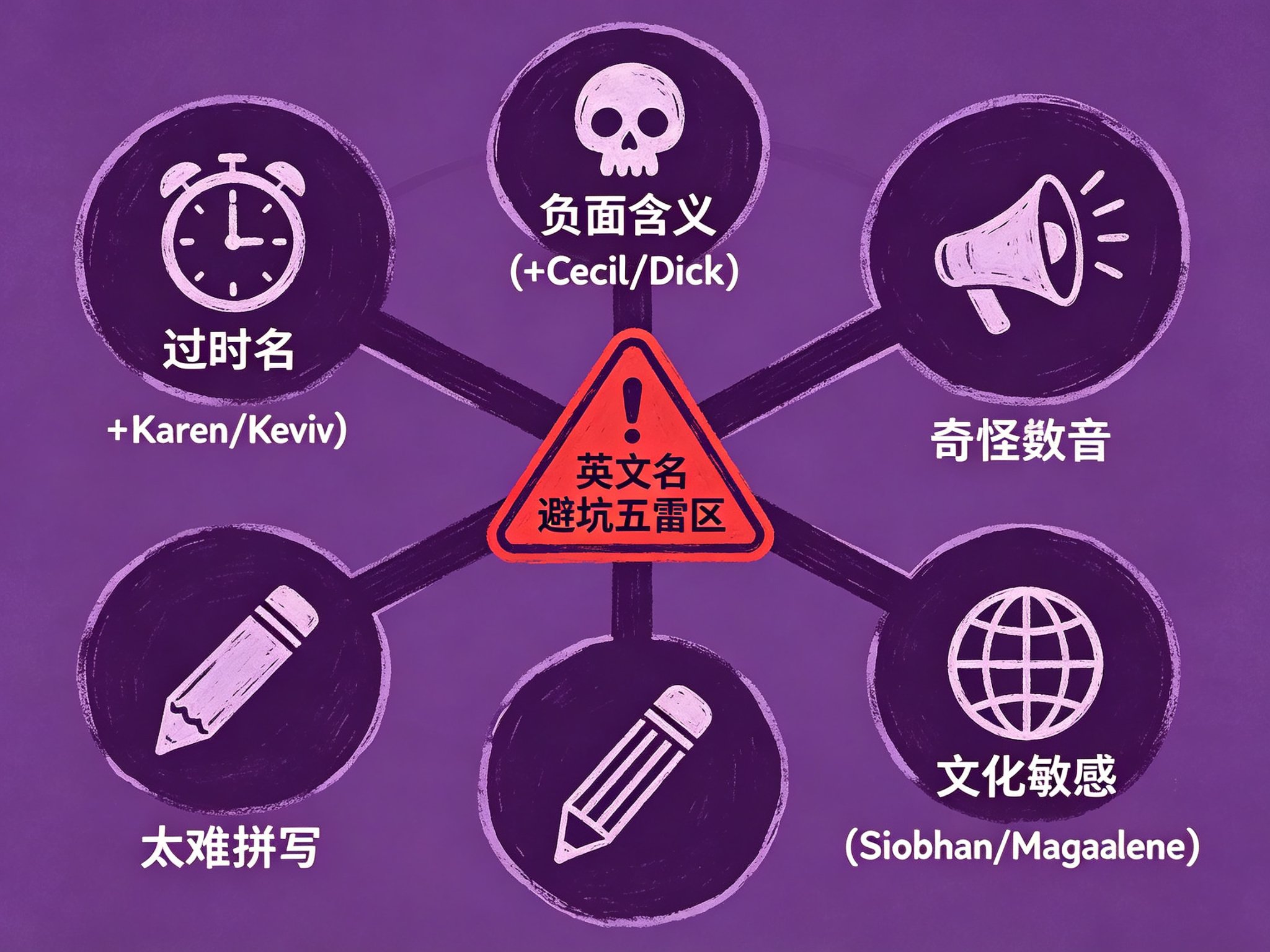 英文名避坑五雷区