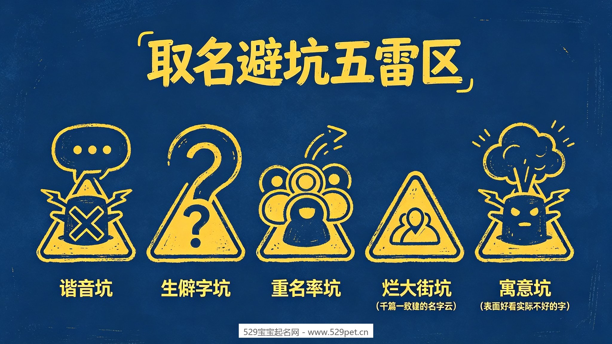 取名避坑五雷区