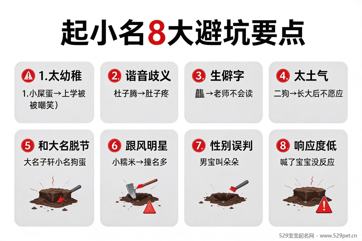 起小名8大避坑要点
