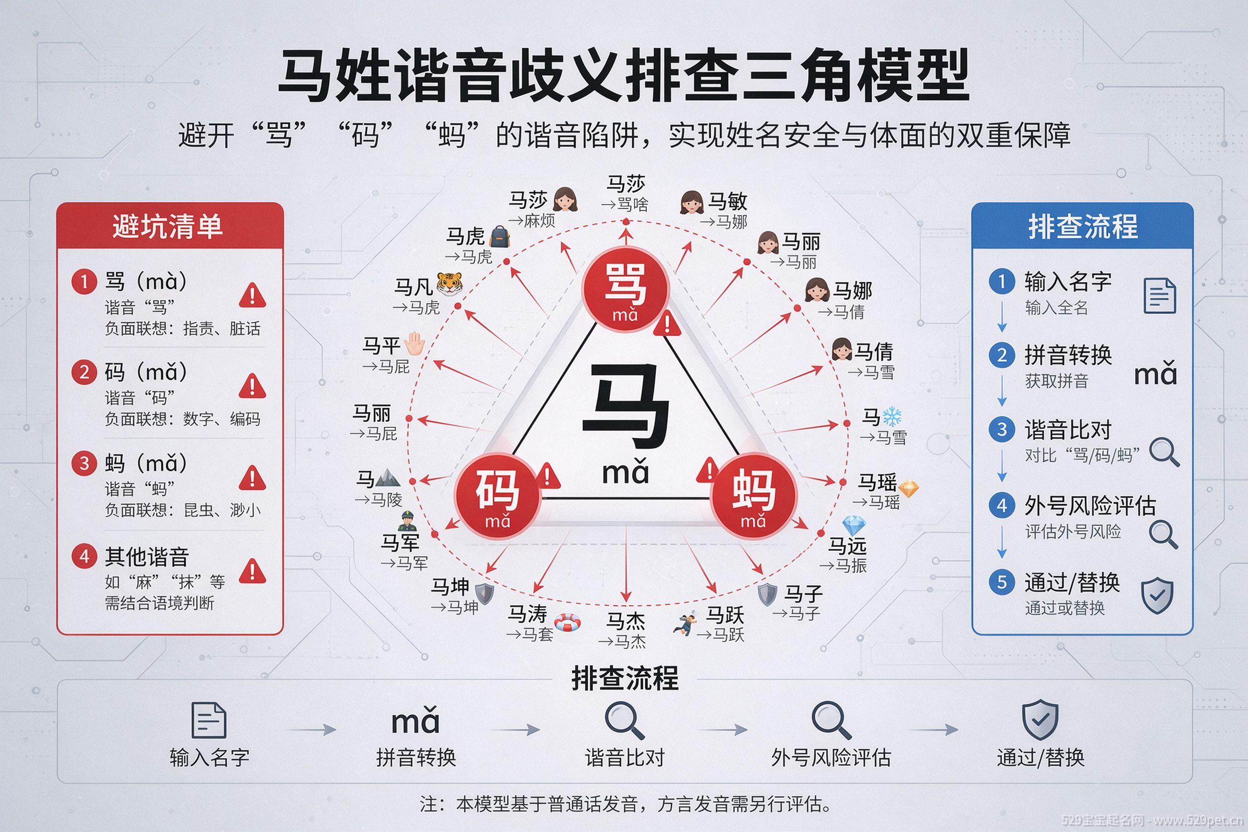 马姓谐音歧义排查公式推导图