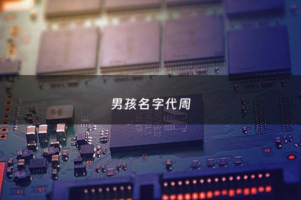 男孩名字代周 - 男孩名姓周有哪些名字