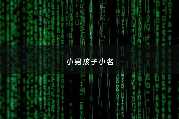 小男孩子小名 - 小孩子小名叫什么好男孩子