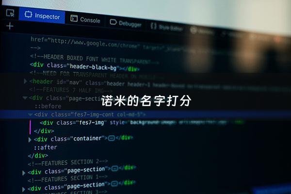 诺米的名字打分 - 诺米女孩名字