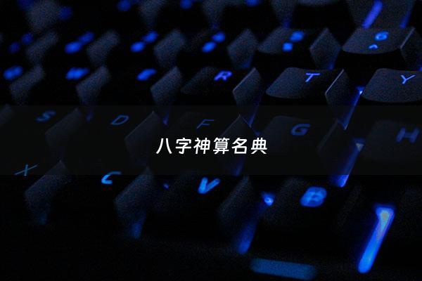 八字神算名典 - 八字神算网